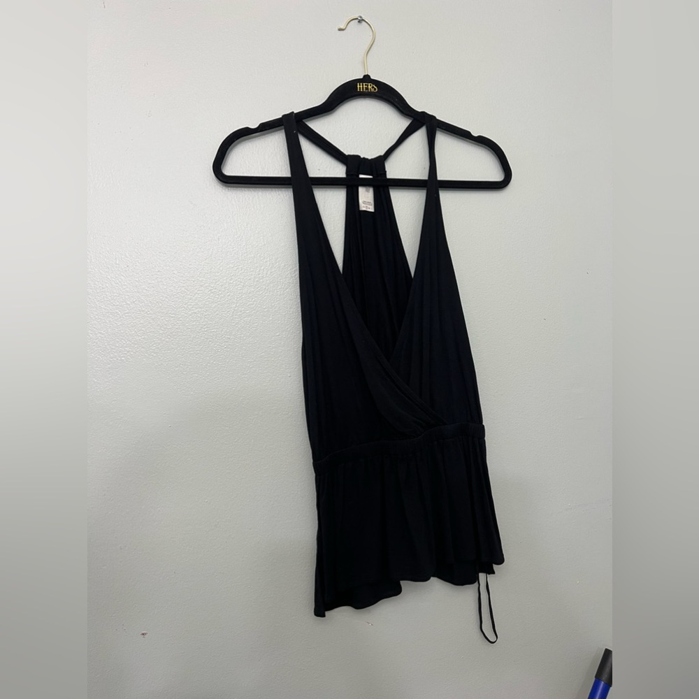 S Free People NWT black tank